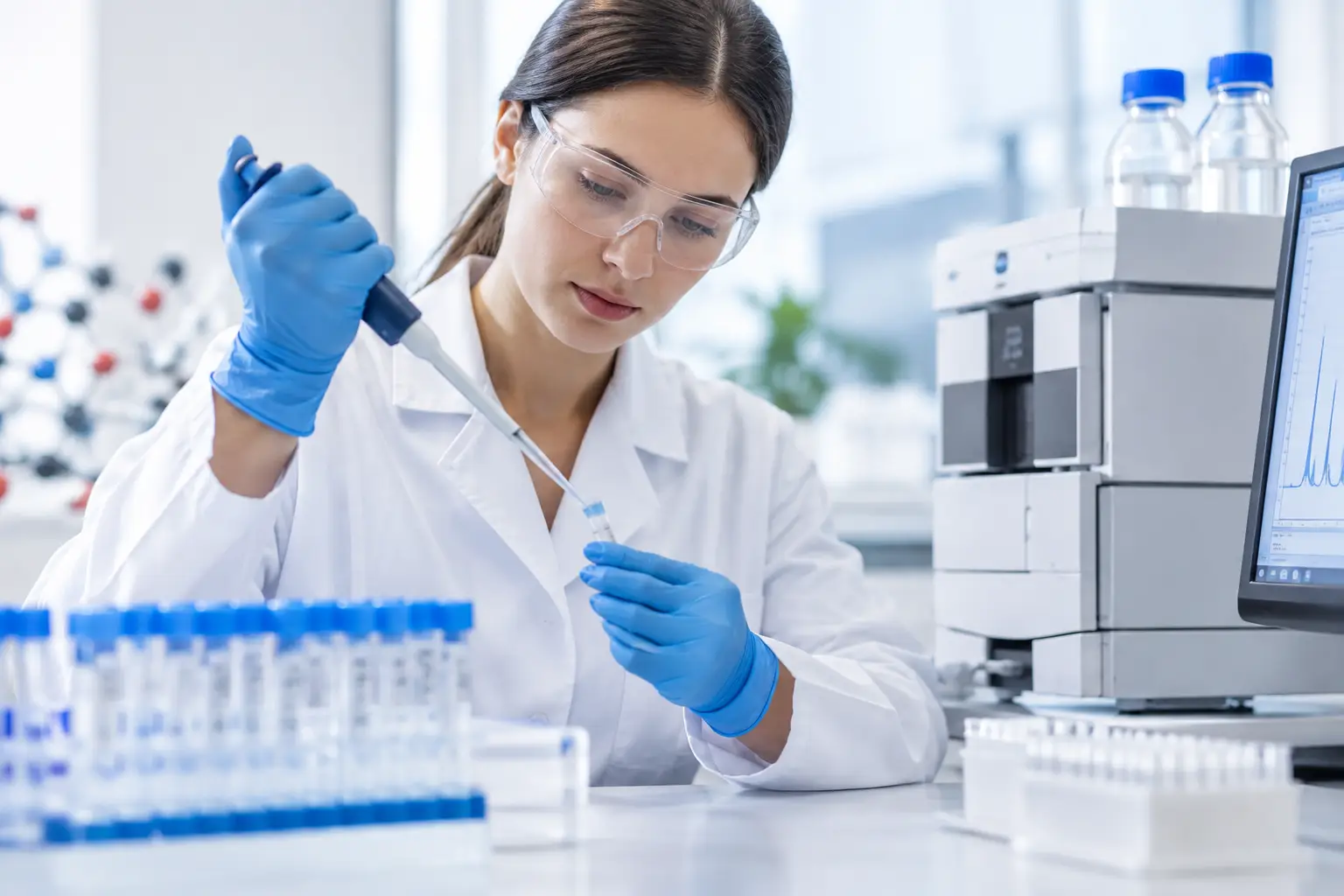 Control calitate laborator pentru peptide RUO