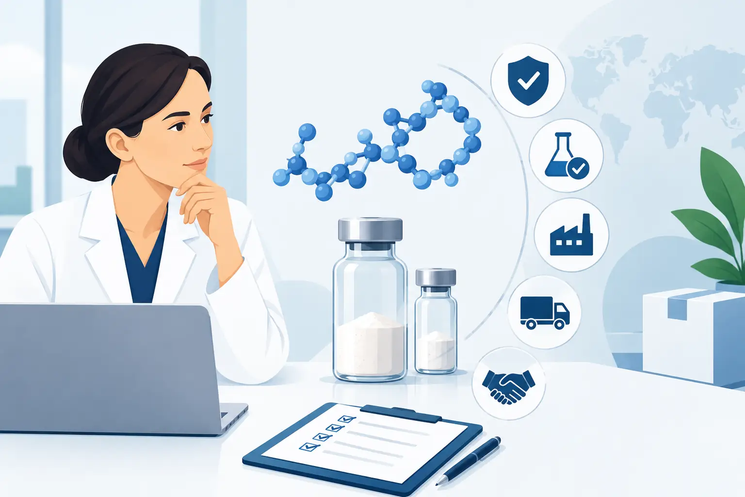 Cum alegi un furnizor de peptide RUO sigur