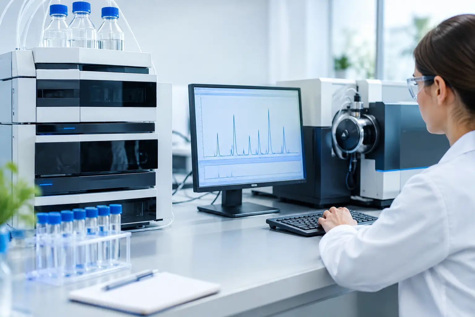 HPLC versus spectrometrie în controlul purității
