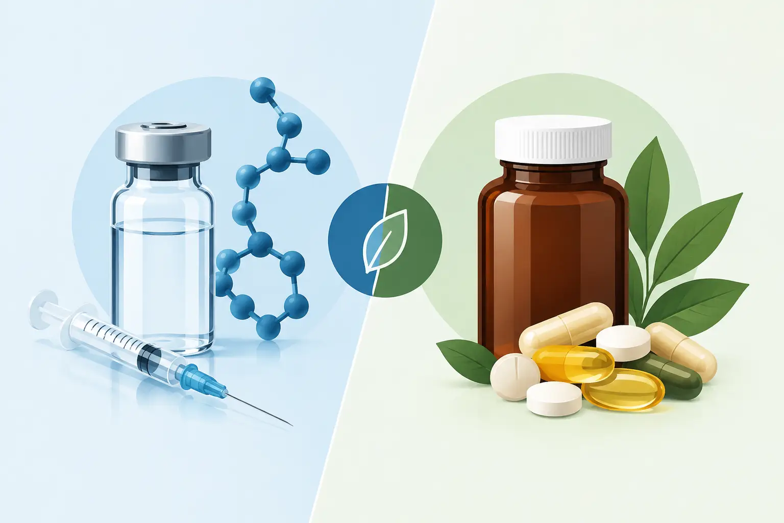 Peptide RUO versus suplimente, diferențe clare