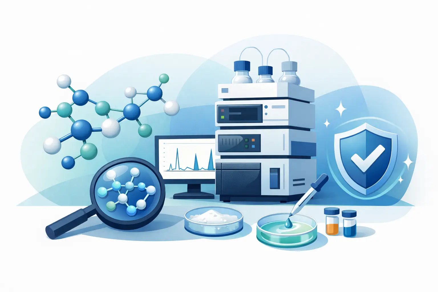 Peptide testate HPLC și controlul purității