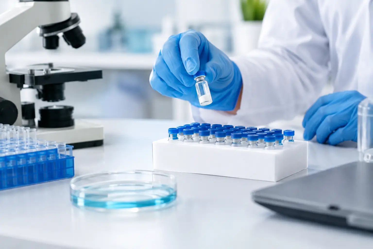 Trasabilitate loturi peptide în cercetare